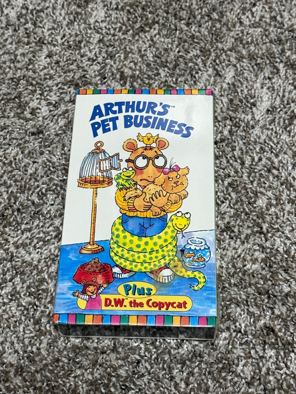 Arthur's Pet Business VHS - Colorful Illustrated Cover
